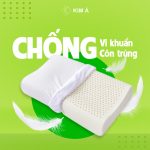 Gối nằm cao su thiên nhiên công thái học chống đau vai gáy