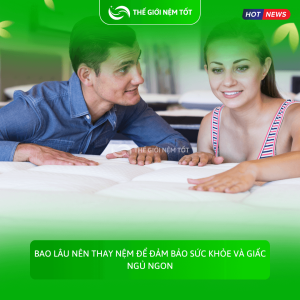 Bao lâu nên thay nệm để đảm bảo sức khỏe và giấc ngủ ngon