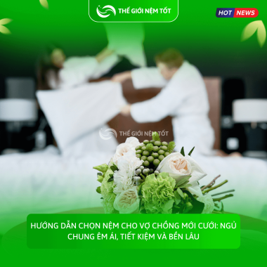 Hướng Dẫn Chọn Nệm Cho Vợ Chồng Mới Cưới: Ngủ Chung Êm Ái, Tiết Kiệm Và Bền Lâu