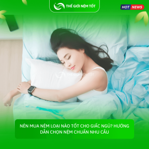 NÊN MUA NỆM LOẠI NÀO TỐT CHO GIẤC NGỦ HƯỚNG DẪN CHỌN NỆM CHUẨN NHU CẦU (1)