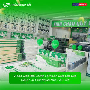 Vì Sao Giá Nệm Chênh Lệch Lớn Giữa Các Cửa Hàng? Sự Thật Người Mua Cần Biết